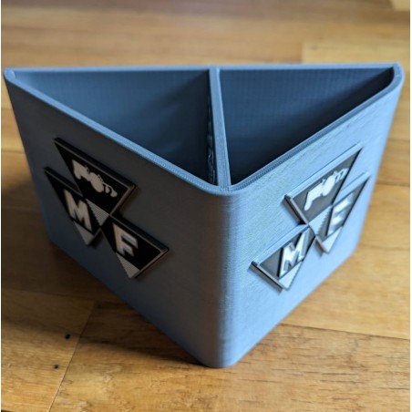 Pot à crayon Massey Ferguson personnalisable gris