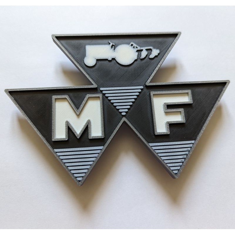 Emblème haut de calandre MF65 - MF765 - MF865 - face avant