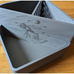 Pot à crayon personnalisable astronaute - face