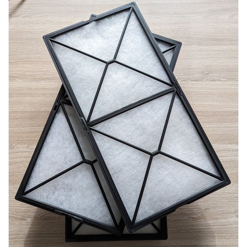 Supports adaptables + filtres G4(x2) et M5(x1) pour Unelvent 325 ECOWATT & INITIA 225.