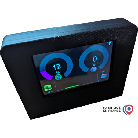 Écran tactile de visualisation pour Routeur d'énergie solaire automatique