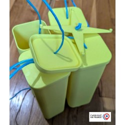 Ensemble de 4 plots de lestage à remplir.