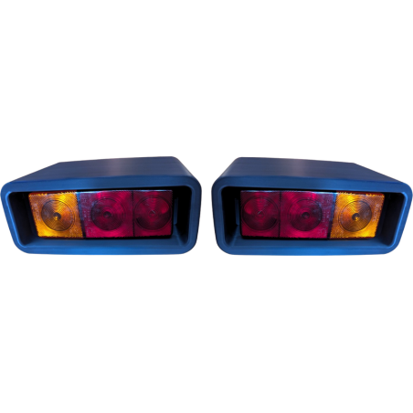 Lot de 2 supports de feux arrière avec feux pour tracteur Renault – Séries 51 S et 81 S