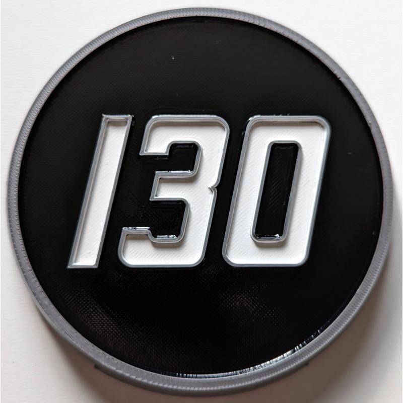 Ecusson MF 130 latéral - Emblème latéral MF130