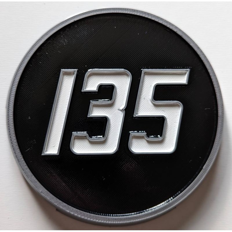 Ecusson MF 133 latéral - Emblème latéral MF133