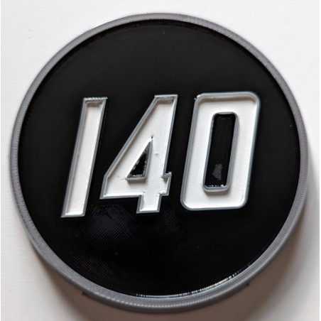 Ecusson MF 140 latéral - Emblème latéral MF140