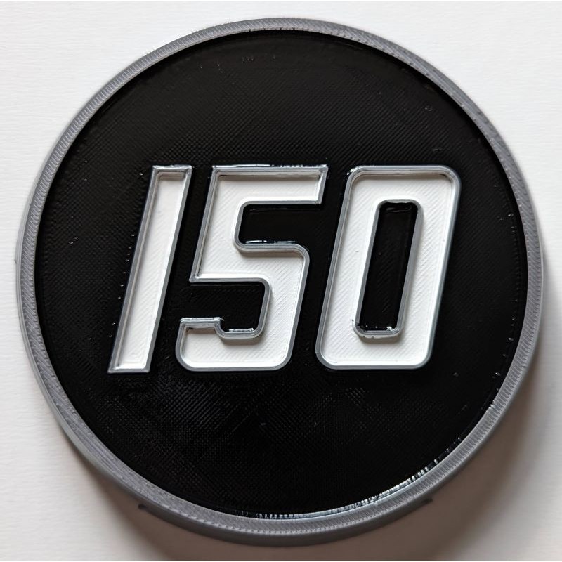 Ecusson MF 150 latéral - Emblème latéral MF150