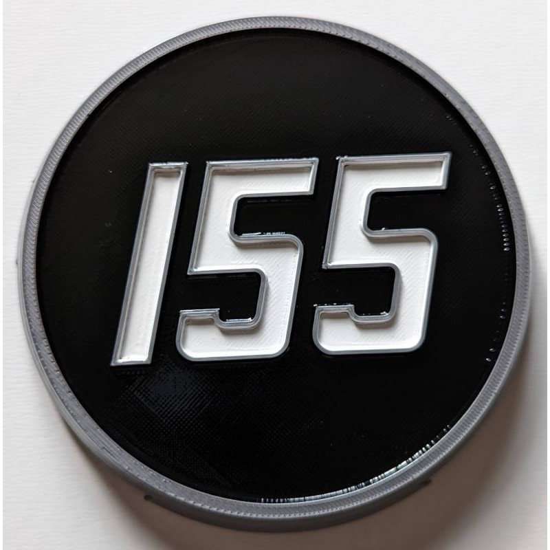 Ecusson MF 155 latéral - Emblème latéral MF155